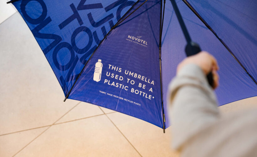 Making rainy days less gloomy with eco-friendly umbrellas for hotels