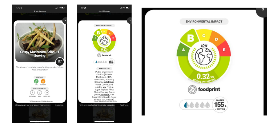 Nutritics app 